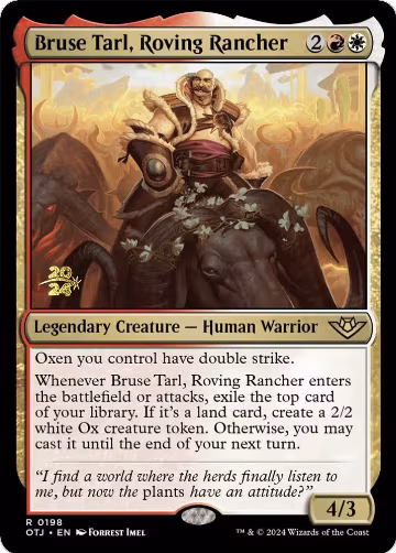 Bruse Tarl, Roving Rancher (198), Prerelease Cards — Magic card price