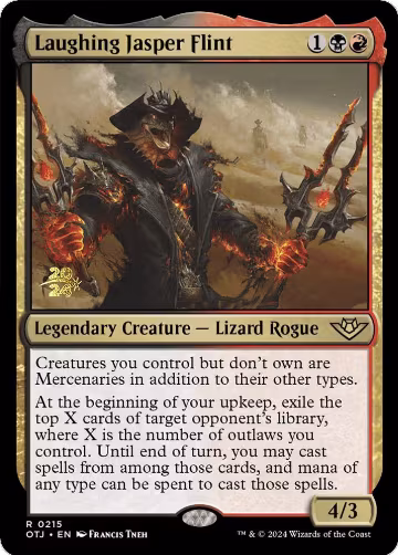 Laughing Jasper Flint (215), Prerelease Cards — Magic card price