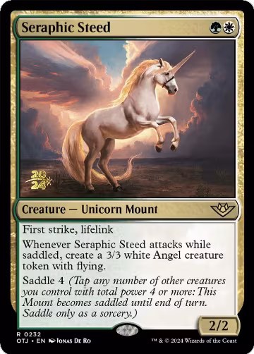 Seraphic Steed (232), Prerelease Cards — Magic card price