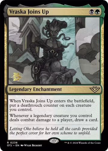 Vraska Joins Up (236), Prerelease Cards — Magic card price