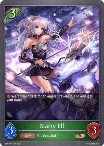 Starry Elf (BP04-014EN), Cosmic Mythos — Shadowverse card price