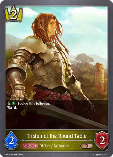 Tristan of the Round Table (BP04-035EN), Cosmic Mythos — Shadowverse card price