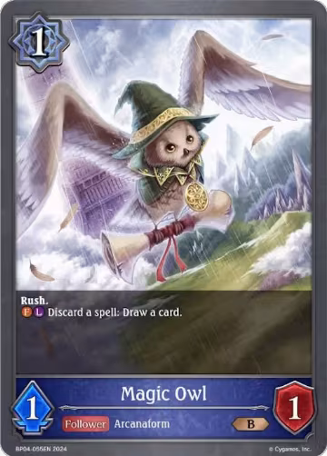 Magic Owl (BP04-055EN), Cosmic Mythos — Shadowverse card price