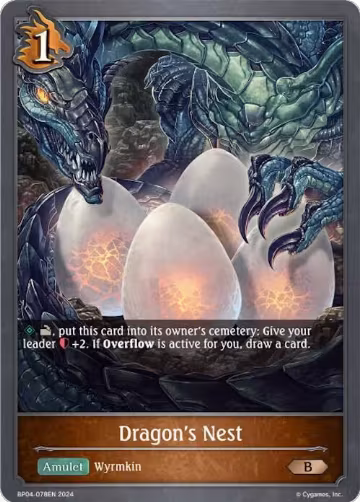 Dragon's Nest (BP04-078EN), Cosmic Mythos — Shadowverse card price
