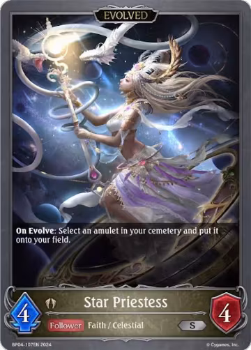 Star Priestess (Evolved) (BP04-107EN), Cosmic Mythos — Shadowverse card price