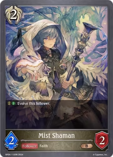 Mist Shaman (BP04-112EN), Cosmic Mythos — Shadowverse card price