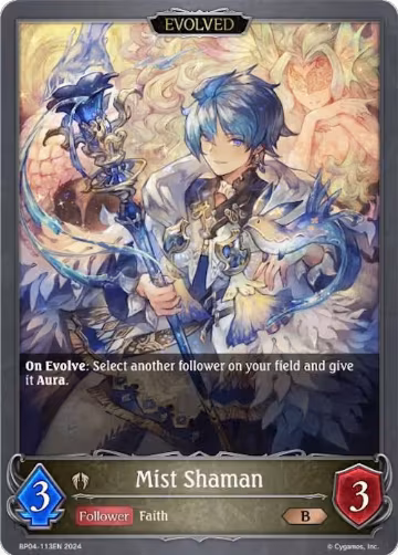 Mist Shaman (Evolved) (BP04-113EN), Cosmic Mythos — Shadowverse card price