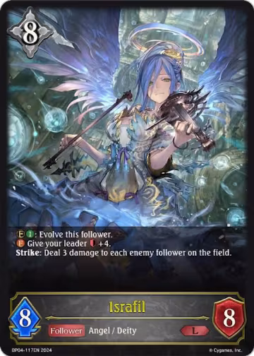 Israfil (BP04-117EN), Cosmic Mythos — Shadowverse card price
