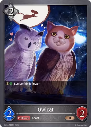 Owlcat (BP04-127EN), Cosmic Mythos — Shadowverse card price