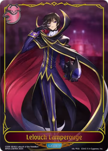 Lelouch Lamperouge (BP04-LD07EN), Cosmic Mythos — Shadowverse card price