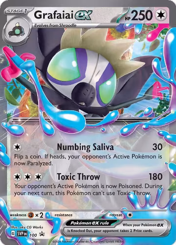 Grafaiai ex - 100 (100), Scarlet & Violet Promo Cards — Pokémon card price