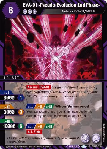 EVA-01 -Pseudo-Evolution 2nd Phase- (CB01-016), Collaboration Booster 01: Halo of Awakening — Battle Spirits card price