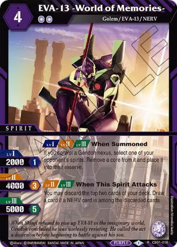 EVA-13 -World of Memories- (CB01-018), Collaboration Booster 01: Halo of Awakening — Battle Spirits card price