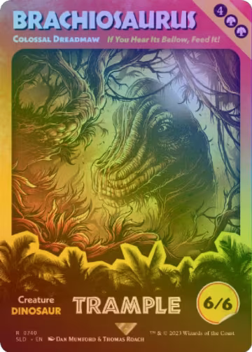 Brachiosaurus - Colossal Dreadmaw (Rainbow Foil) (740), Secret Lair Drop Series — Magic card price