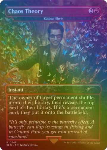 Chaos Theory - Chaos Warp (Rainbow Foil) (741), Secret Lair Drop Series — Magic card price