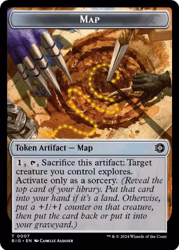 Map Token (7), Outlaws of Thunder Junction: The Big Score — Magic card price