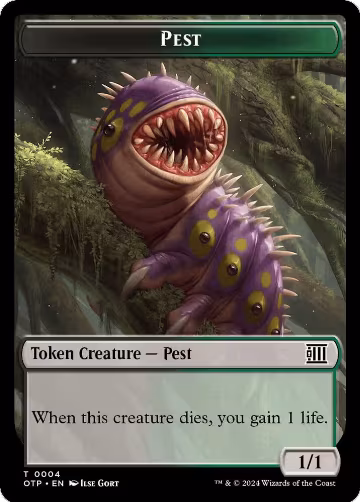 Pest Token (4), Outlaws of Thunder Junction: Breaking News — Magic card price