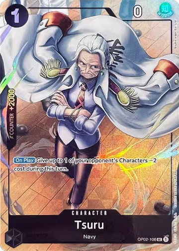 Tsuru (Premium Card Collection -Best Selection Vol. 1-) (OP02-106), One Piece Promotion Cards — One Piece card price