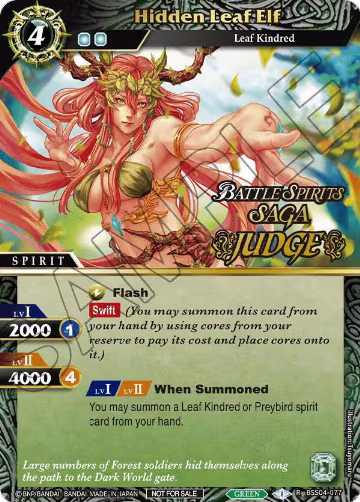 Hidden Leaf Elf (Judge Pack 2024 Vol. 1) (BSS04-077), Launch & Event Promos — Battle Spirits card price