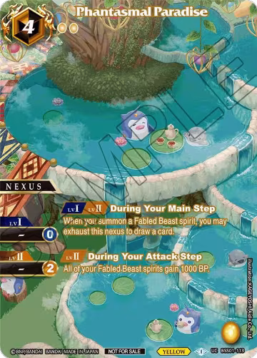 Phantasmal Paradise (Exclusive Nexus Pack Vol. 1) (BSS01-113), Launch & Event Promos — Battle Spirits card price