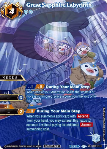 Great Sapphire Labyrinth (Exclusive Nexus Pack Vol. 1) (BSS04-114), Launch & Event Promos — Battle Spirits card price