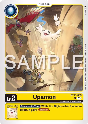 Upamon (BT16-003 U), Beginning Observer — Digimon card price