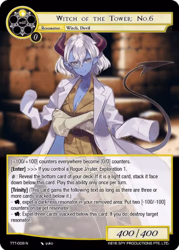 Witch of the Tower: No.6 (TTT-009 N), Thoth of the Trinity — Force of Will card price