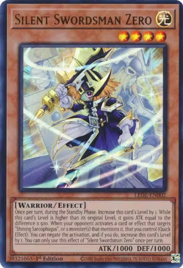 Silent Swordsman Zero (LEDE-EN002), Legacy of Destruction — Yu-Gi-Oh! card price