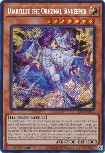 Diabellze the Original Sinkeeper (LEDE-EN012), Legacy of Destruction — Yu-Gi-Oh! card price