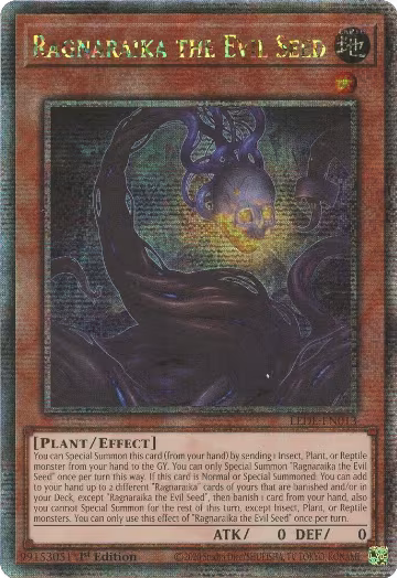 Ragnaraika the Evil Seed (Quarter Century Secret Rare) (LEDE-EN013), Legacy of Destruction — Yu-Gi-Oh! card price