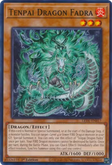 Tenpai Dragon Fadra (LEDE-EN017), Legacy of Destruction — Yu-Gi-Oh! card price