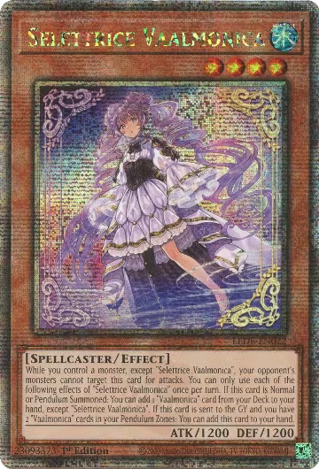Selettrice Vaalmonica (Quarter Century Secret Rare) (LEDE-EN022), Legacy of Destruction — Yu-Gi-Oh! card price