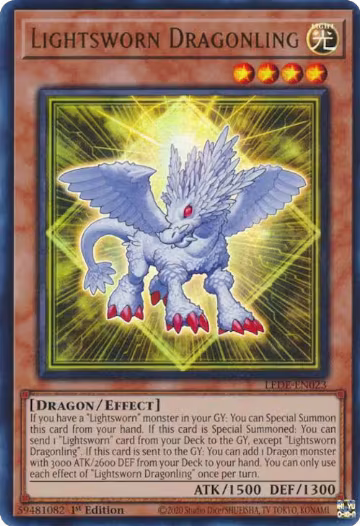Lightsworn Dragonling (LEDE-EN023), Legacy of Destruction — Yu-Gi-Oh! card price