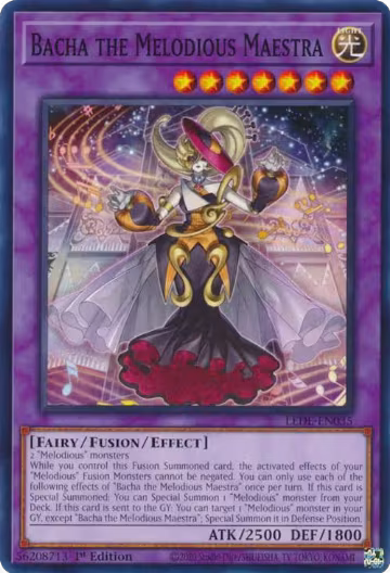 Bacha the Melodious Maestra (LEDE-EN035), Legacy of Destruction — Yu-Gi-Oh! card price