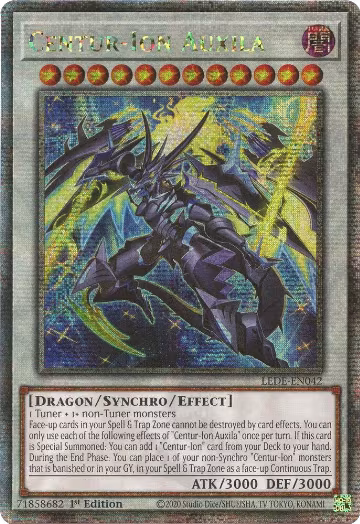 Centur-Ion Auxila (Quarter Century Secret Rare) (LEDE-EN042), Legacy of Destruction — Yu-Gi-Oh! card price