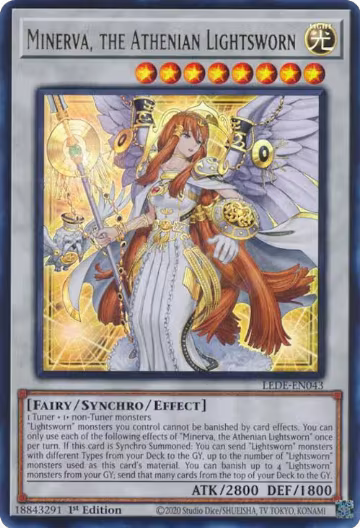 Minerva, the Athenian Lightsworn (LEDE-EN043), Legacy of Destruction — Yu-Gi-Oh! card price