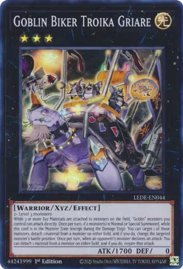 Goblin Biker Troika Griare (LEDE-EN044), Legacy of Destruction — Yu-Gi-Oh! card price