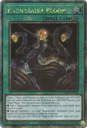 Ragnaraika Bloom (Quarter Century Secret Rare) (LEDE-EN058), Legacy of Destruction — Yu-Gi-Oh! card price