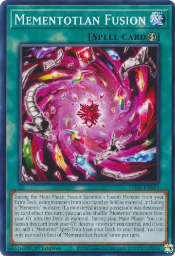 Mementotlan Fusion (LEDE-EN063), Legacy of Destruction — Yu-Gi-Oh! card price