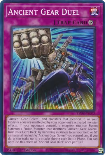 Ancient Gear Duel (LEDE-EN072), Legacy of Destruction — Yu-Gi-Oh! card price