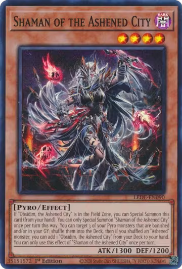 Shaman of the Ashened City (LEDE-EN090), Legacy of Destruction — Yu-Gi-Oh! card price