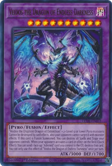 Veidos the Dragon of Endless Darkness (LEDE-EN092), Legacy of Destruction — Yu-Gi-Oh! card price