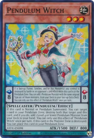 Pendulum Witch (LEDE-EN098), Legacy of Destruction — Yu-Gi-Oh! card price