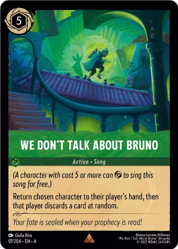 We Don't Talk About Bruno (97/204), Ursula's Return — Lorcana card price