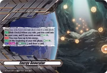 Energy Generator (DZ-TD01/005EN) — card price