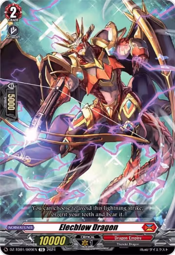 Elecblow Dragon (DZ-TD01/009EN), DZ-TD01: Start Up Trial Deck "Dragon Empire" — Vanguard card price