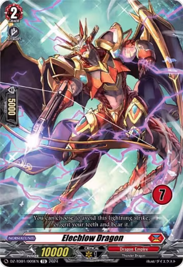 Elecblow Dragon (7) (DZ-TD01/009EN), DZ-TD01: Start Up Trial Deck "Dragon Empire" — Vanguard card price