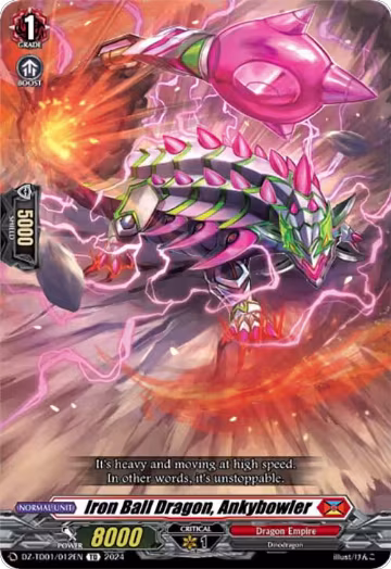 Iron Ball Dragon, Ankybowler (DZ-TD01/012EN), DZ-TD01: Start Up Trial Deck "Dragon Empire" — Vanguard card price