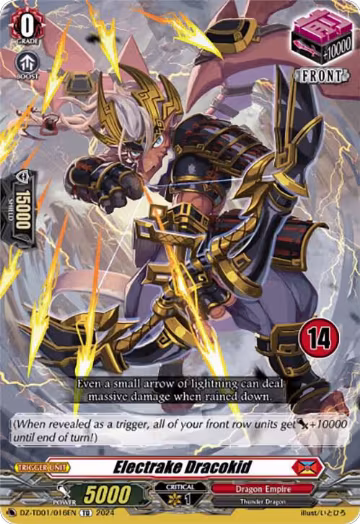 Electrake Dracokid (14) (DZ-TD01/016EN), DZ-TD01: Start Up Trial Deck "Dragon Empire" — Vanguard card price