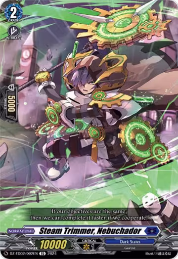 Steam Trimmer, Nebuchador (DZ-TD02/002EN), DZ-TD02: Start Up Trial Deck "Dark States" — Vanguard card price